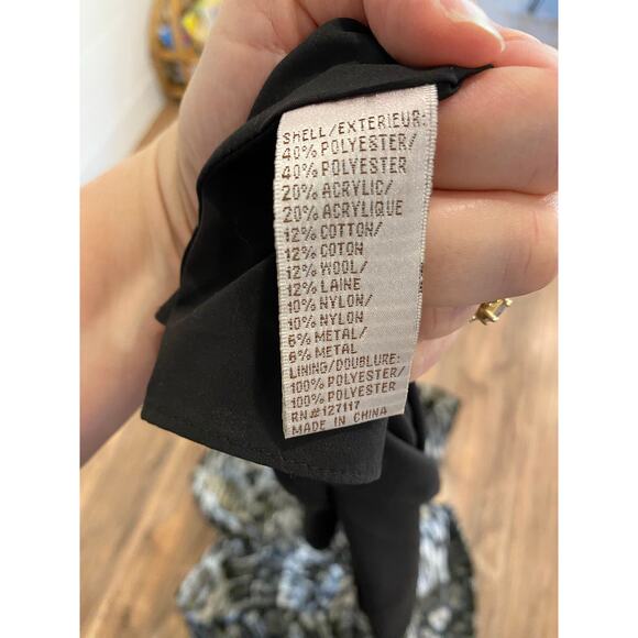 Brand New Badgley Mischka Dress Womens Size 4 animal Leapard print dress - Picture 10 of 10